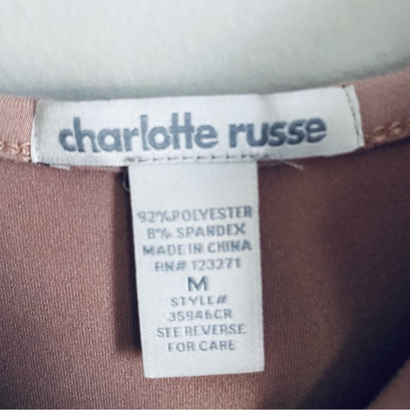 Charlotte Russe Women's Mauve Pink Tank Top Maxi Dress with Ruffles Size Medium - Picture 10 of 10